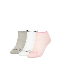 Calvin Klein Damen Sneaker Socken Athleisure, 3er Pack - Kurzsocken, One Size
