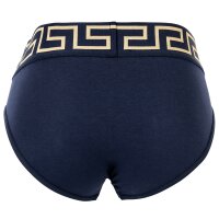 VERSACE Herren Slip - TOPEKA, Stretch Cotton, einfarbig Marine XL