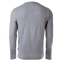 JOOP! mens long-sleeved shirt - loungewear, round neck, longsleeve, cotton stretch Grey S (Small)