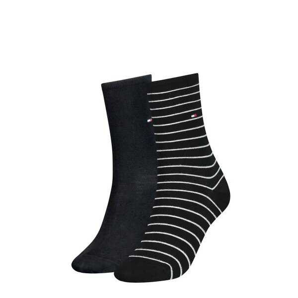TOMMY HILFIGER Damen Socken, 2er Pack - Womens Patterned Styles