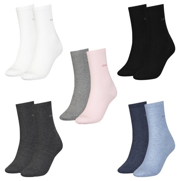 Calvin Klein Womens Socks, 2-Pack - Short Socks, One Size, Solid color