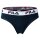 FILA Ladies Briefs - 4 Pack Briefs, Logo Waistband, Cotton Stretch, Unicoloured White/Black/Grey/Navy XS (X-Small)