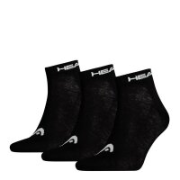HEAD Quarter Socks, 3-Pack - short Socks, unicoloured