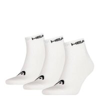 HEAD Quarter Socks, 3-Pack - short Socks, unicoloured
