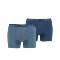 HEAD Mens Boxer Shorts, 2-Pack - Basic, Cotton Stretch,...