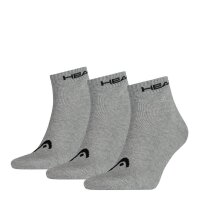 HEAD Quarter Socks, 3-Pack - short Socks, unicoloured...
