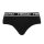 HEAD Mens Brief, Pack of 2 - Slips, Logo Waistband, Cotton Stretch Black L (Large)