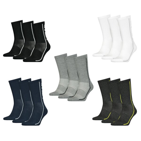 HEAD Unisex Socken im Pack - Sportsocken, Mesh-Einsatz, einfarbig