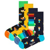 Happy Socks 4er Pack Unisex Socken - Geschenkbox, gemischte Farben