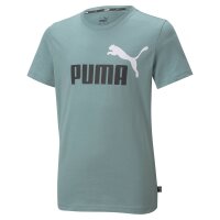 PUMA Boys T-Shirt - ESS+ 2 Col Logo Tee, round Neck,...