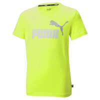 PUMA Jungen T-Shirt - ESS+ 2 Col Logo Tee, Rundhals, Kurzarm, uni
