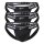 NIKE Mens Jockstrap, Pack of 3 - Jocks, Tanga Briefs, Stretch Cotton Black L (Large)