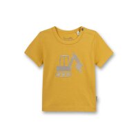 Sanetta Boys T-Shirt - Baby, Short Sleeve, Round Neck, Snap Button, Embroidery, 56-92
