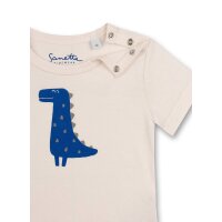Sanetta Boys T-Shirt - Baby, Short Sleeve, Round Neck, Snap Button, print, 56-92 Nature 56