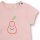 Sanetta Mädchen T-Shirt - Baby, Kurzarm, Rundhals, Druckknopf, Print, 56-92 Rosa 56