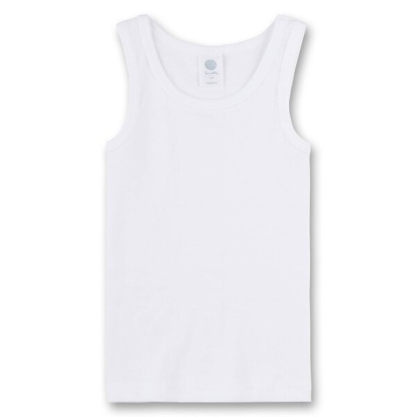Sanetta Boys Undershirt - Tank Top, Basic, Organic Cotton, Solid Color