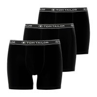 TOM TAILOR mens boxer shorts, 3-pack - Buffer, long pants, cotton stretch