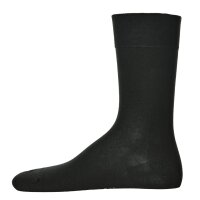 Hudson 1 pair men socks, Relax Cotton stocking, without elastic threads, Unicoloured Black 9-11 UK