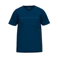 TOM TAILOR Mens T-Shirt - Short Sleeve, V-Neck, Cotton,...