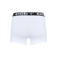 CHIEMSEE Herren Boxershorts, 3er Pack - Shorts, Logobund, einfarbig Weiß M