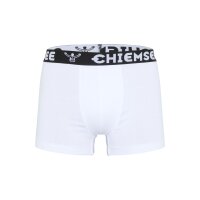 CHIEMSEE Mens Boxer Shorts, 3-Pack - Shorts, Logo Waistband, solid Colour White M (Medium)