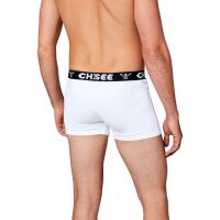 CHIEMSEE Mens Boxer Shorts, 3-Pack - Shorts, Logo Waistband, solid Colour White M (Medium)