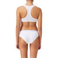 DIESEL Damen Slips, 3er Pack - UFPN OXYS-Threepack, Panties, Cotton Stretch, einfarbig Weiß S