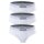 DIESEL Damen Slips, 3er Pack - UFPN OXYS-Threepack, Panties, Cotton Stretch, einfarbig Weiß S