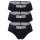 DIESEL Mens Briefs, 3-Pack - UMBR-ANDRETHREEPACK, Briefs, Cotton Stretch, plain Black M (Medium)