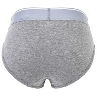 DIESEL Mens Briefs, 3-Pack - UMBR-ANDRETHREEPACK, Briefs, Cotton Stretch, plain Black/Grey/White 2XL (XX-Large)