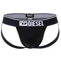 DIESEL Herren Jockstrap 3 Pack - UMBR-JOCKYTRHEEPACK, Tanga Slip, einfarbig Grau/Schwarz L