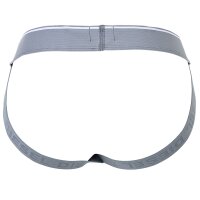 DIESEL Mens Jockstrap 3 Pack - UMBR-JOCKYTHREEPACK, Tanga Briefs, solid color Grey/black L (Large)