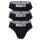DIESEL Mens Thong 3-Pack - UMBR-STRINGTHREEPACK, Cotton Stretch, Logo Black XL (X-Large)
