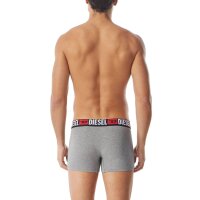 DIESEL Herren Boxershorts, 3er Pack - UMBX-DAMIENTHREEPACK, Trunks, Cotton Stretch Schwarz/Weiß/Grau XL