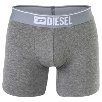 DIESEL Herren Boxershorts, 3er Pack - UMBX-SEBASTIANTHREEPACK, Boxer Long, Cotton Stretch Schwarz/Grau M