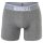 DIESEL Mens Boxershorts, 3 Pack - UMBX-SEBASTIANTHREEPACK, Boxer Long, Cotton Stretch Black/Grey 2XL (XX-Large)