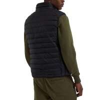ellesse mens quilted waistcoat BARDY - Gilet, sleeveless, stand-up collar, zip fastening Black M (Medium)