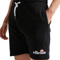 ellesse Mens Shorts SILVAN - Loungewear, Jog-Pants, Logo Embroidery, Sweat Fleece Black 2XL (2X-Large)