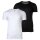 DIESEL Herren T-Shirt 2er Pack - UMTEE-MICHAEL-TUBE, V-Ausschnitt, kurzarm, einfarbig