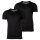 DIESEL Herren T-Shirt 2er Pack - UMTEE-MICHAEL-TUBE, V-Ausschnitt, kurzarm, einfarbig