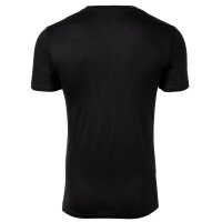 DIESEL Herren T-Shirt 2er Pack - UMTEE-MICHAEL-TUBE, V-Ausschnitt, kurzarm, einfarbig Schwarz S