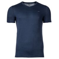 DIESEL Mens T-Shirt 2 Pack- UMTEE-MICHAEL-TUBE, V neck, short sleeve, Logo Blue/Khaki 2XL (XX-Large)