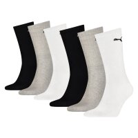 PUMA Unisex Sports Socks, 6-Pack - Sport Crew Socks,...