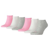 PUMA Unisex Sneaker-Socken, 6er Pack - ECOM, Logo, einfarbig