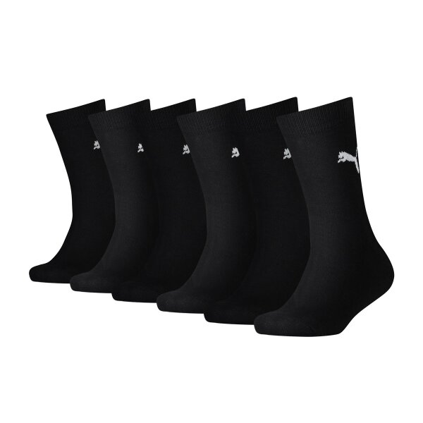 PUMA Kinder Socken, 6er Pack - Easy Rider Junior, ECOM, Basic Socks, Logo, uni