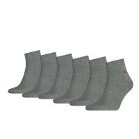 TOMMY HILFIGER Mens Socks, 6-Pack - Quarter, ECOM