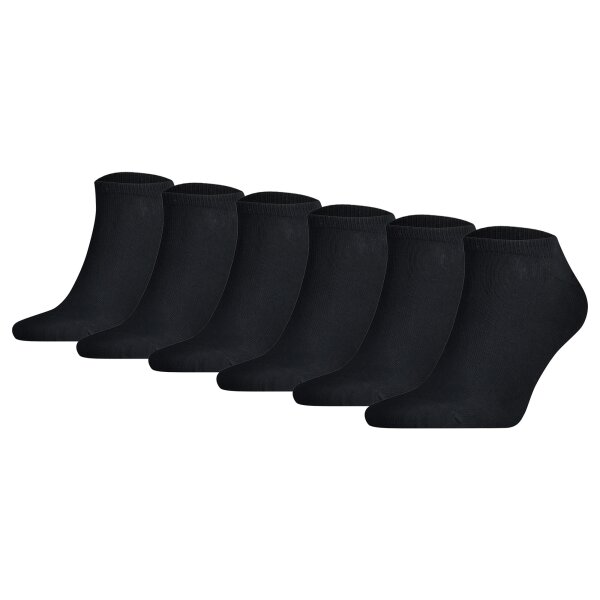 TOMMY HILFIGER Mens Socks, 6-Pack - Sneaker, ECOM Black 39-42