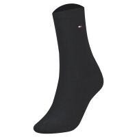 TOMMY HILFIGER Damen Socken, 4er Pack - Sock Casual, ECOM, Kurzsocken, uni Schwarz 35-38