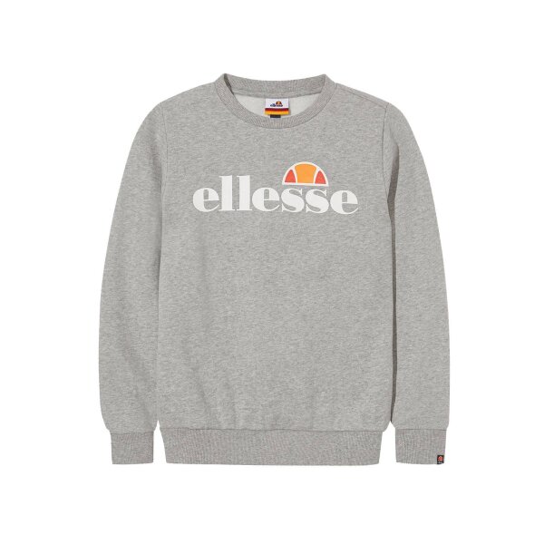 ellesse Boys Sweat Shirt SUPRIOS - Sweatshirt Jnr, Sweater, Round Neck, Logo Grey 128/134