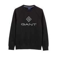 GANT Herren Sweatshirt - Lock Up C-Neck Sweat, Sweater, Rundhals, Logo Stickerei